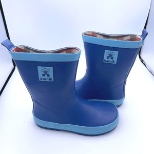 Kamik kids rainboots blue 💙